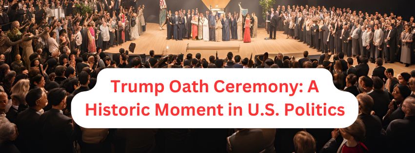 Trump Oath Ceremony: A Historic Moment in U.S. Politics